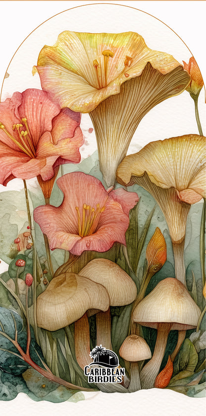 Flowers and Mushrooms