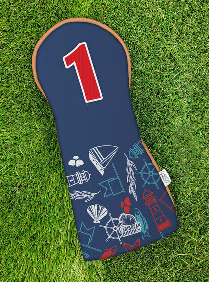 Nautical headcovers Driver and Woods Headcovers