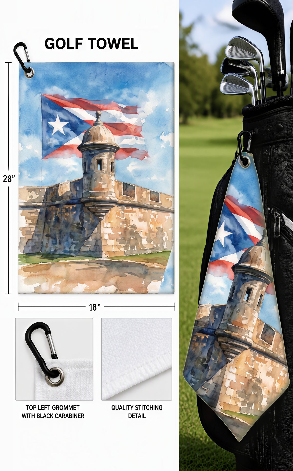 Golf Towels 18 x 28