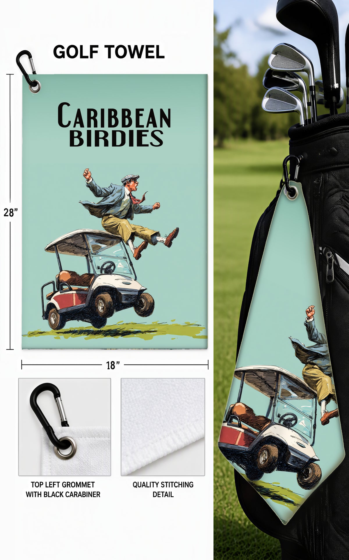 Golf Towels 18 x 28