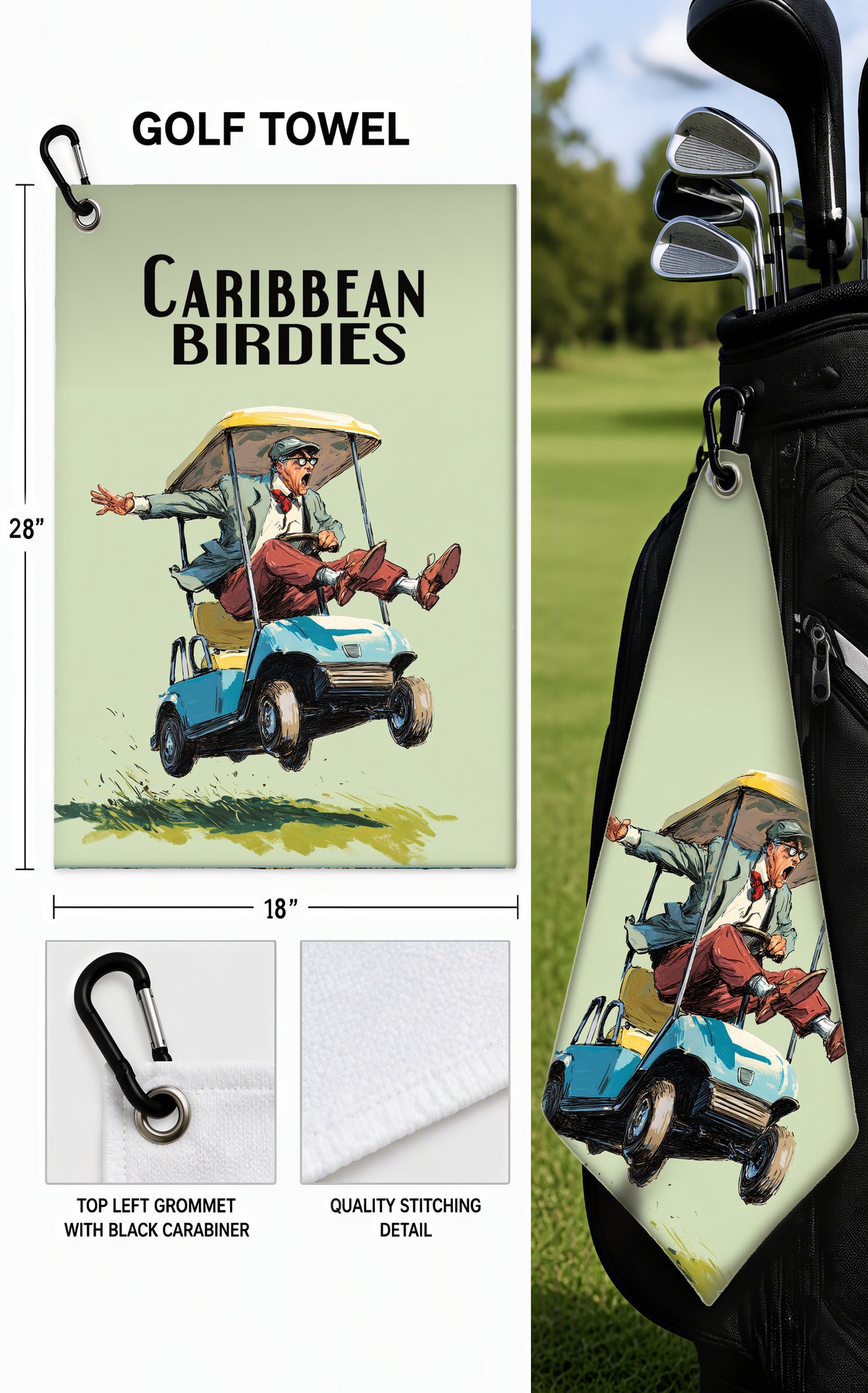 Golf Towels 18 x 28