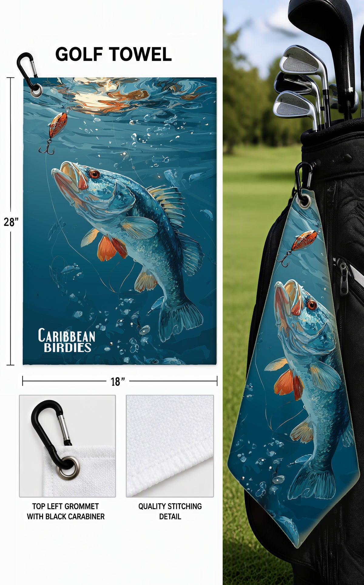 Golf Towels 18 x 28