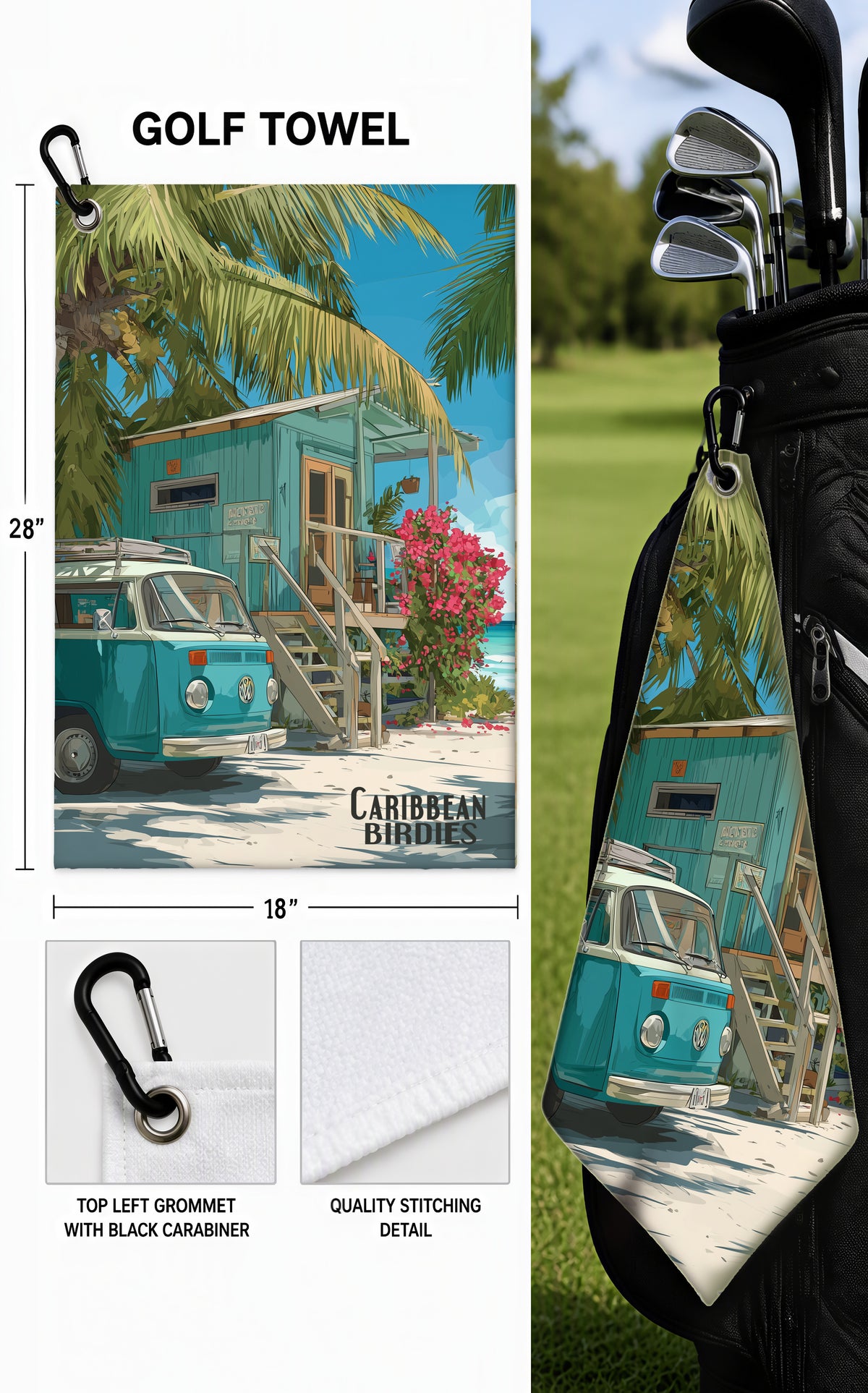 Golf Towels 18 x 28
