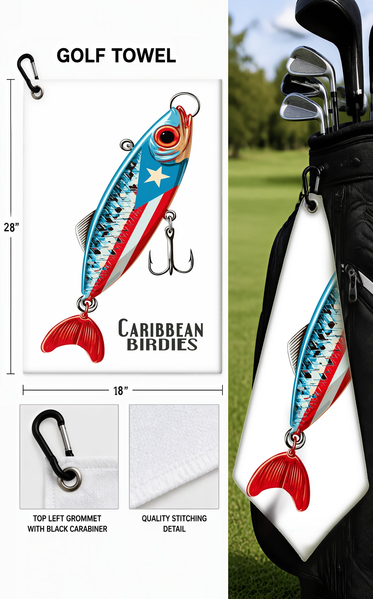 Golf Towels 18 x 28