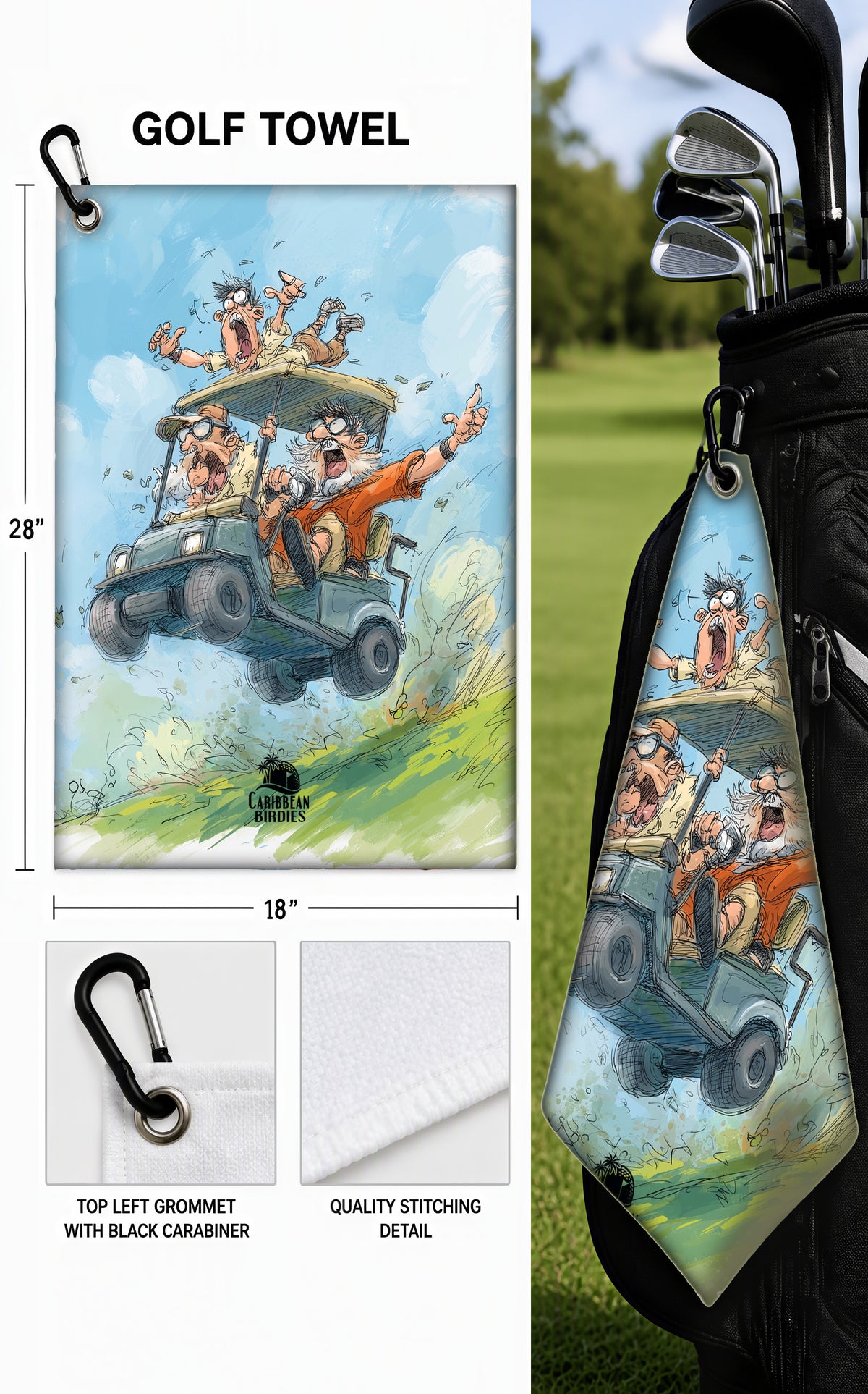 Golf Towels 18 x 28