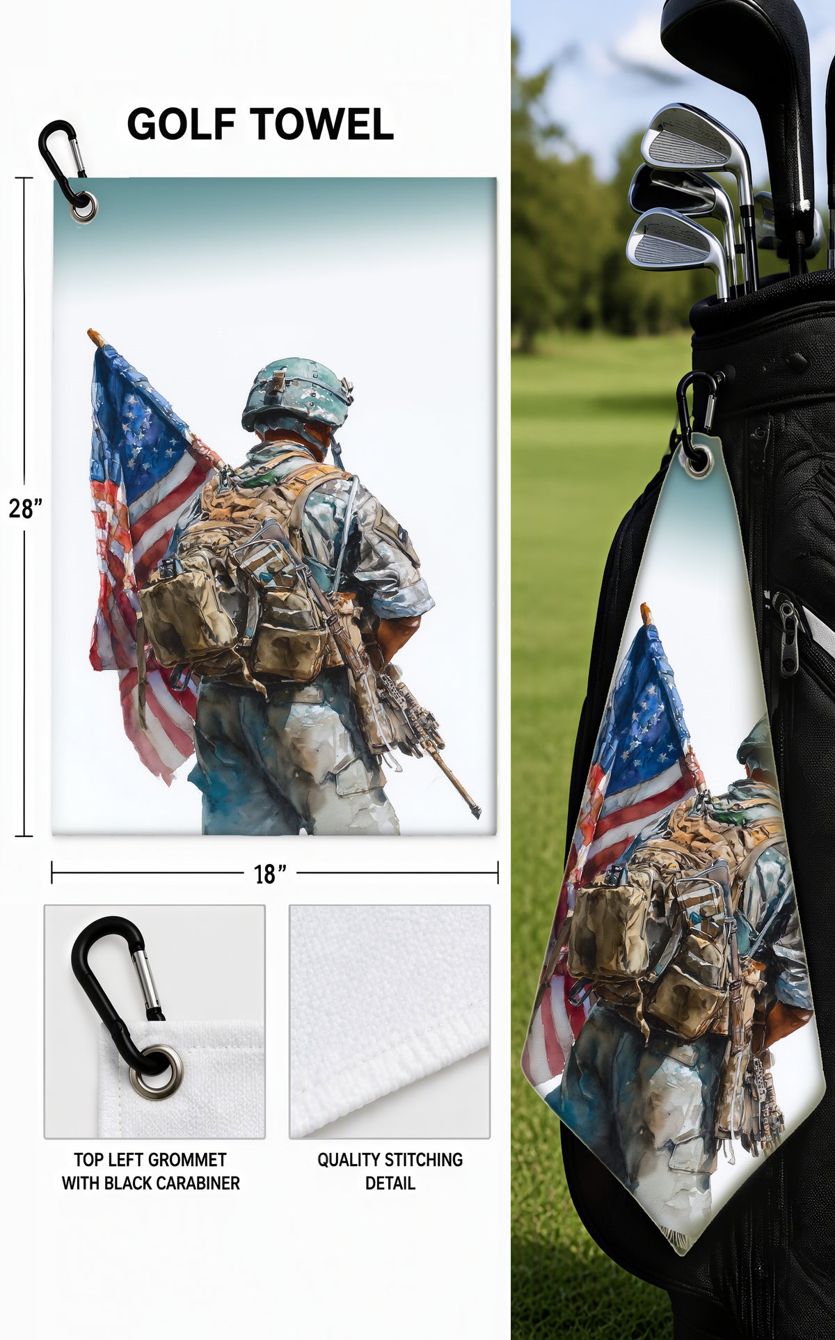 Golf Towels 18 x 28